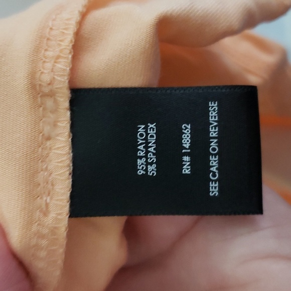 Torrid super soft knit orange sherbet midi maxi dress, tiered skirt, Torrid sz 1 - Picture 8 of 9